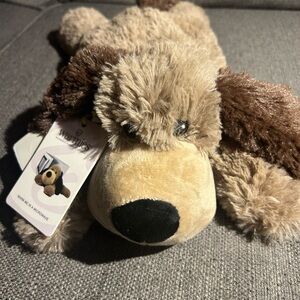 Warmies Plush Dog  Brown and Tan
